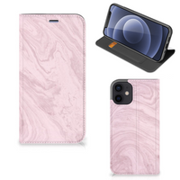 iPhone 12 Mini Standcase Marble Pink - Origineel Cadeau Vriendin - thumbnail