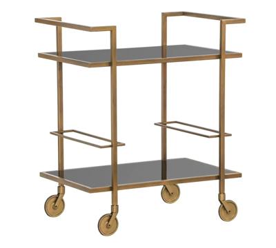 Trolley XO brushed goud