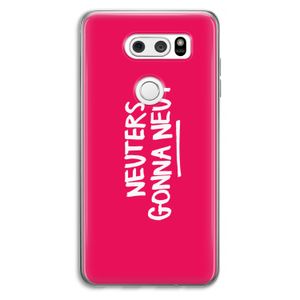 Neuters (roze): LG V30 Transparant Hoesje