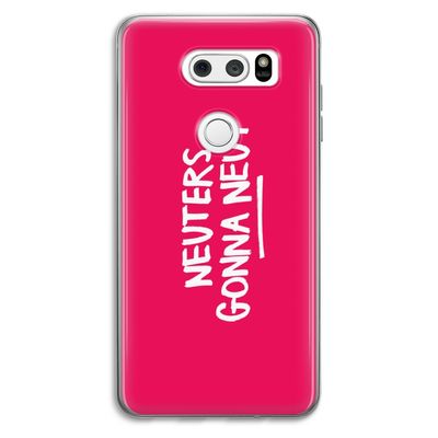 Neuters (roze): LG V30 Transparant Hoesje