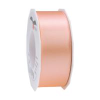 Cadeaulint/sierlint Satijn - 4 cm x 25 meter - Zalm roze - cadeaus inpakken - decoratie