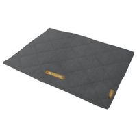 Wooff Bench Mat Quilt Velours Antraciet 60x90 cm