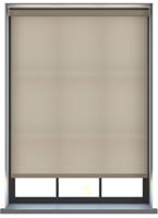 Elektrisch Rolgordijn - Splash donker beige
