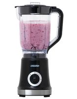 Mesko Home MS 4079b 1,8 l Blender voor op aanrecht 500 W Zwart, Staal, Transparant