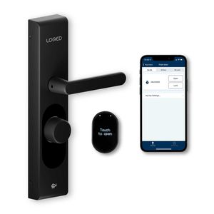 Loqed Smart Lock - draadloos slim slot met app-bediening en SKG3 cilinder zwart