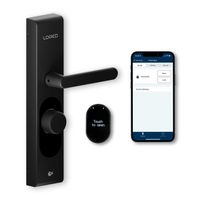 Loqed Smart Lock - draadloos slim slot met app-bediening en SKG3 cilinder zwart