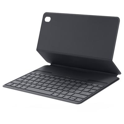 Voor Huawei MediaPad M6 10 8 magnetische Smart Keyboard lederen draagtas met houder (donkergrijs)