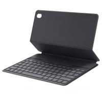 Voor Huawei MediaPad M6 10 8 magnetische Smart Keyboard lederen draagtas met houder (donkergrijs)