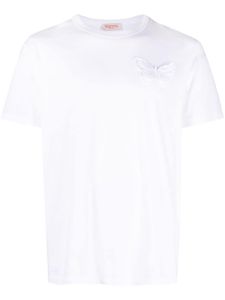 Valentino Garavani t-shirt à appliqué papillon - Blanc