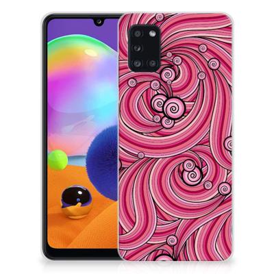 Samsung Galaxy A31 | Hoesje maken | Swirl Pink