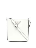 Prada petit sac seau Spazzolato - Blanc