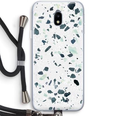 Terrazzo N°2: Samsung Galaxy J3 (2017) Transparant Hoesje met koord