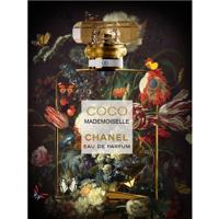 Glasschilderij - Chanel Parfum - 60 x 80 cm