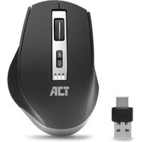ACT Draadloze Multi-Connect Muis, 600 tot 2400 DPI, zwart - thumbnail