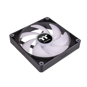 Thermaltake CL-F149-PL12SW-A PC-ventilator Zwart, Transparant, RGB (b x h x d) 120 x 120 x 25 mm