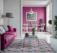 Lente bloemenpracht Natuur vinyl tapijt