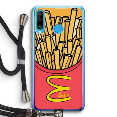 McElodie: Huawei P30 Lite Transparant Hoesje met koord
