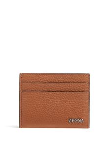 Zegna porte-cartes Vicuna - Marron