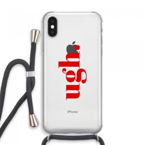 Ugh: iPhone XS Max Transparant Hoesje met koord