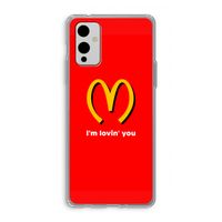 I'm lovin' you: OnePlus 9 Transparant Hoesje