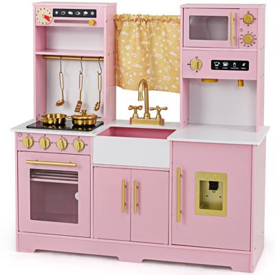 Houten Speelgoedkeuken met Gootsteen en Kraan Speelgoedkeuken met Accessoires