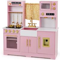 Houten Speelgoedkeuken met Gootsteen en Kraan Speelgoedkeuken met Accessoires