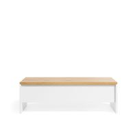 Kave Home Salontafel Abilen Eiken - Wit