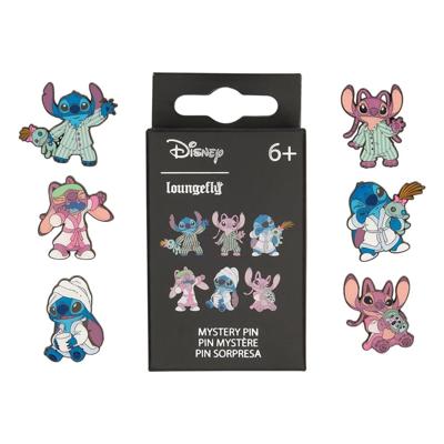 Disney by Loungefly Enamel Pins Blind Box Stitch and Angel Display (12)