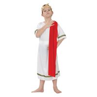 Romeinse keizer toga kostuum voor kids 140 - 8-10 jr  -