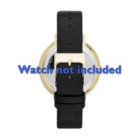 Skagen horlogeband SKW2286 Leder Zwart 14mm