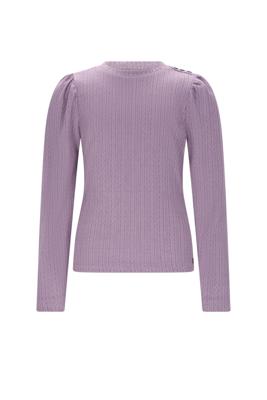 NoNo winter jersey t-shirt meisjes - groen - Kiva - gebreid