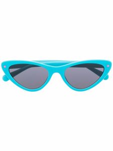 Chiara Ferragni lunettes de soleil à monture papillon - Bleu