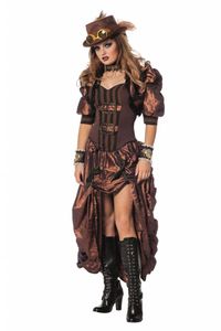 Steampunk outfit dames luxe