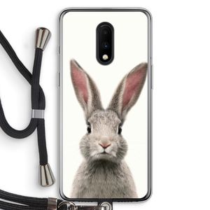 Daisy: OnePlus 7 Transparant Hoesje met koord