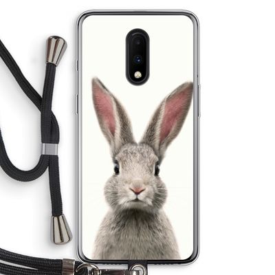 Daisy: OnePlus 7 Transparant Hoesje met koord