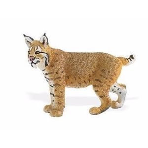 Plastic speelgoed figuur rode lynx 7 cm   -