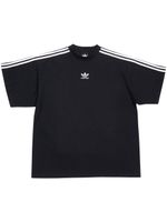 Balenciaga x adidas t-shirt à logo brodé - Noir
