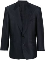 Gianfranco Ferré Pre-Owned blazer à revers cranté (années 1980) - Bleu