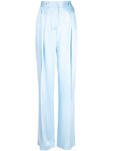 ACT Nº1 pantalon de tailleur à taille haute - Bleu