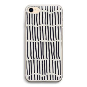Moroccan stripes: iPhone 7 Transparant Hoesje