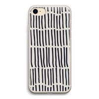 Moroccan stripes: iPhone 7 Transparant Hoesje