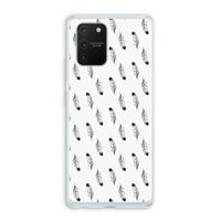Pluimen: Samsung Galaxy S10 Lite Transparant Hoesje