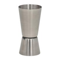 Drank/cocktail barmaatje - maatbeker - jigger maatschenker - RVS - 20/40ml Drank/cocktail barmaatje - maatbeker - jigger maatschenker - RVS - 20/40ml