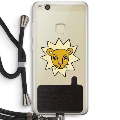 Kleine leeuw: Huawei Ascend P10 Lite Transparant Hoesje met koord
