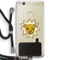Kleine leeuw: Huawei Ascend P10 Lite Transparant Hoesje met koord