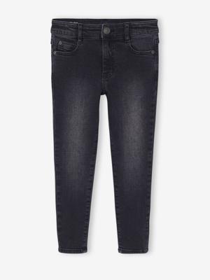 Slim fit jongensjeans Morphologik "waterless" heupomtrek MEDIUM zwart denim