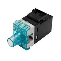 AMP modulair jack RJ45 CAT 5E zwart