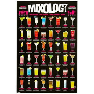 Cocktails maken drankjes muur decoratie poster 61 x 91,5 cm