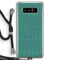 Swirls: Samsung Galaxy Note 8 Transparant Hoesje met koord