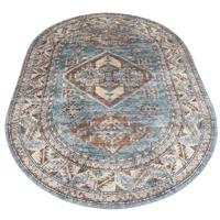 Veer Carpets - Vloerkleed Laria Blue 3 - Ovaal 200 x 290 cm - thumbnail